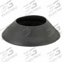 4"dia Plastic Roof Vent Pipe Flashing: For Pitched Roof, Round Base, For 1 Pipes, 4 in Max Pipe (MPN 14208). Key specifications — Top Opening: Open; Material - Collar: Rubber; Brand: OATEY.