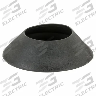 OATEY 4"dia Plastic Roof Vent Pipe Flashing: For Pitched Roof, Round Base, For 1 Pipes - Round-Base Boots
