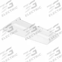 SYLVANIA Troffer Fixture: 4 ft Lg, 1 ft Wd, 2,500 lm_3,000 lm_3,500 lm_4,000 lm, 3500K, 32 W (MPN VOLUME6A/S032UNHD8SC7/14U/WH/E). Key specifications — Voltage: 120V AC; Brand: SYLVANIA; LED Replacement For: (2) 32W T8; Color Temperature: 3500K; Dimmable: Yes.