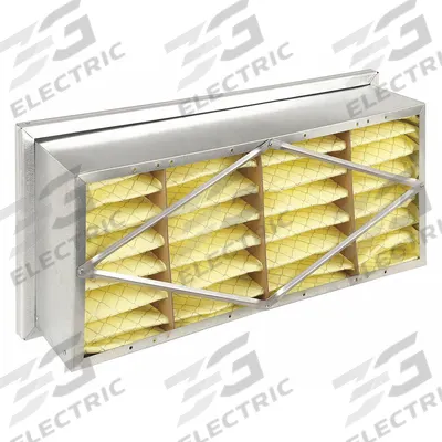 GRAINGER Rigid Cell Air Filter: 12 in x 24 in x 6 in, Synthetic - MERV 14 Rigid Cell Air Filters
