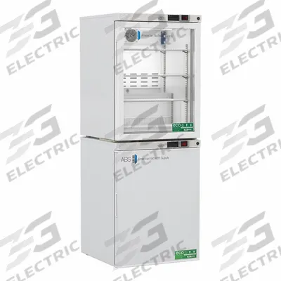 AMERICAN BIOTECH SUPPLY Laboratory Refrigerator and Freezer: 5.2 cu ft Refrigerator Capacity - General Purpose Lab Refrigerator-Freezers