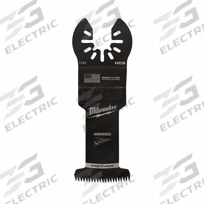 MILWAUKEE Oscillating Tool Blade: 1 3/8 in Blade Wd, 4 1/16 in Overall Lg, Fast Cutting - Open-Back Universal OIS Mounted Blades