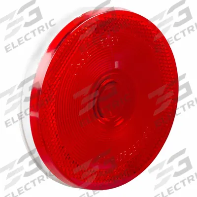 GROTE Stop/Turn/Tail Light: Incandescent, Stop Light, Red, Round, 4 5/16 in Overall Dia - Stop Lights