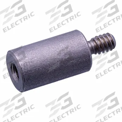 RAF ELECTRONIC HARDWARE Round Male-Female Standoffs: Male x Female, #2-56 Thread Sz, 11/32 in Lg - Stainless Steel Male x Female Standoffs