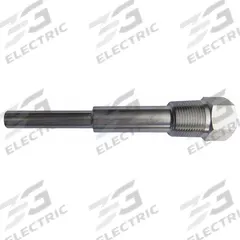 APPROVED VENDOR Threaded Thermowell: Stainless Steel, For 12 in Stem Lg, 12 in Insertion Lg (MPN 24C465). Key specifications — attr1275131: 400°F at 6000 psi; attr1275136: APPROVED VENDOR; attr1275129: 10,000 psi at 60°F.