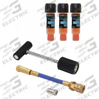 TRACERLINE UV Leak Detection Kit: UV Leak Detection Kit, 1 Pieces, R-1234yf (MPN TP9834-BX). Key specifications — Brand: TRACERLINE; Includes: R-1234yf Hose Coupler and Purge Fitting; Size: (3) 0.25 oz Cartridge of A/C Dye for R-1234yf/PAG; Tool Type: UV Leak Detection Kit; For Use With: R-1234yf.