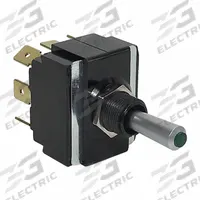 CARLING TECHNOLOGIES Toggle Switch: 3 Position, 5 Connections, SPDT, Quick Connect Tab Connection (MPN LT-1561-601-012). Key specifications — AC Contact Rating: 10 A @ 250 V; Switch Function Configuration: On/Off/On; Brand: CARLING TECHNOLOGIES; Series: LT; Horsepower: 3/4 hp.