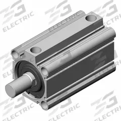 SMC Compact Cylinder: 50 mm Bore Dia, 75 mm Stroke Lg, Through Hole Mounting, Aluminum, 1/4 in BSPT (MPN CDQ2B50-75DCMZ). Key specifications — attr946022: Through Hole; attr946024: Single Rod; attr946038: CQ2; attr1123057: Rotating Rod; attr945997: SMC.
