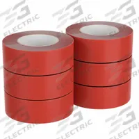 APPROVED VENDOR Color Coding Tape: 1.8 mil Tape Thick, Red, 2 in x 110 yd, HP 200, 6 PK (MPN 106566). Key specifications — Tape Series: HP 200; Tape Adhesive: Hot Melt; Brand: APPROVED VENDOR.