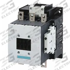 SIEMENS IEC Magnetic Contactor: Non-Reversing, 3 Poles, 3NO Contacts, 150 A, 120V AC Coil (MPN 3RT10556AF36). Key specifications — Brand: SIEMENS; Integrated Surge Suppression: No.