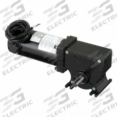 DAYTON DC Gearmotor: Right Angle, 90V DC, TENV, 64 RPM, 123 in-lb Max Torque, 28:1, 1.72 A, CW/CCW (MPN 5LAF1). Key specifications — Motor Type: Permanent Magnet DC; Brand: DAYTON; Full Load Current: 1.72 A.
