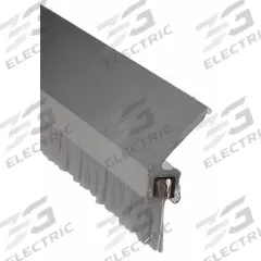 PEMKO Door Weatherstripping: Brush Insert, 4 ft Lg, 1 in Wd, 1 in Ht (MPN 45041CNB48). Key specifications — Insert Material: Nylon; Flange Material: Aluminum; Brand: PEMKO.