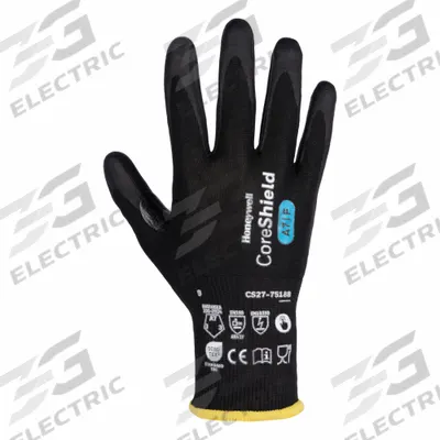 PIP GLOBAL SAFETY Cut Protection Glove: XS ( 6 ), ANSI Cut Level A7, Palm and Fingers, Dipped - Heavy-Duty Cut-Resistant Gloves with Nitrile Coating