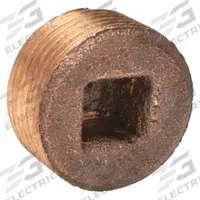 APPROVED VENDOR Plug: Plug, 2 in, NPT Threaded, Brass, 200 psi (MPN 22UL68). Key specifications — Brand: APPROVED VENDOR; Maximum Operating Pressure: 200 psi.