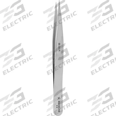 EXCELTA Tweezers: Stainless Steel, Point - General Purpose Tweezers