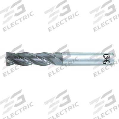 OSG Square End Mill: Carbide, Diamond Coated, 4 Flute, 1 mm Mill Dia, 3 mm LOC - Reduced-Neck Carbide Square End Mills for Graphite & Carbon Fiber