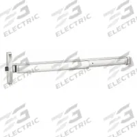 PRECISION Exit Device: 36 in Max Door Wd, Stainless Steel (MPN 3R02403630). Key specifications — Product Type: Exit Device; Brand: PRECISION; Exit Device Type: Rim; Exit Bar Style: Touchbar; ADA Compliant: Yes.