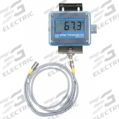 WAHL Digital Process Thermometer: -328°F to 1,472°F /-200°C to 800°C, +/-0.1°F/+/-0.1°C, Female (MPN D1396-8). Key specifications — attr1275175: +/-0.1°F/+/-0.1°C; attr1275180: WAHL.