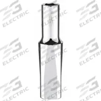 MILWAUKEE Deep Well Socket: Metric, 3/8 in Drive Size, 8 mm Socket Size, 6-Point, Deep, Chrome (MPN 45-34-9092). Key specifications — attr1204417: MILWAUKEE; attr1204392: Chrome.