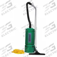 BISSELL COMMERCIAL Backpack Vacuum: 120 cfm Air Flow, 9.5 lb Wt, 68 dB Sound Level, Std, Bag (MPN BG1006). Key specifications — Brand: BISSELL COMMERCIAL; Debris Collection Type: Bag; Includes Battery: No.