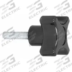 DAVIES Hand Knob: 4 Point, Thermoset, 1/4"-20 Thread, 2 in Dia (MPN 2830-Q). Key specifications — Brand: DAVIES.