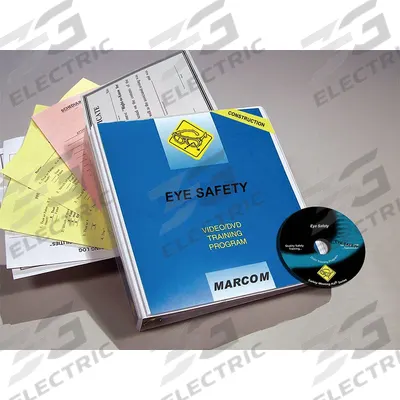 MARCOM Training Kit: Eye Safety, DVD/Quiz/Scheduling Forms/Training Certificate - Eye Safety Training
