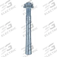 MKT FASTENING Wedge Anchor: 8 1/2 in Overall Lg, 3/4 in Dia, 3/4"-10 Thread Size, Steel, 15 PK (MPN 2534812). Key specifications — Brand: MKT FASTENING; Anchor Type: Wedge; Finish Type: Zinc Yellow.