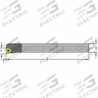 ULTRA-DEX USA Indexable Thread Turning Tool Holder: E16T LSER3 (MPN 920-000-382). Key specifications — attr257292: E16T LSER3.