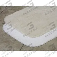 LACEY MILLS Bathroom Rug: 28 oz, 36 in Overall Lg, 24 in Overall Wd, Cotton, White, Cotton Duck (MPN 08297STK). Key specifications — Color: White; Weight: 28 oz; Body Material: Cotton; Backing Material: Cotton Duck; Brand: LACEY MILLS.