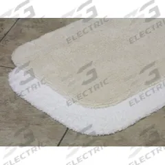 LACEY MILLS Bathroom Rug: 28 oz, 36 in Overall Lg, 24 in Overall Wd, Cotton, White, Cotton Duck (MPN 08297STK). Key specifications — Color: White; Weight: 28 oz; Body Material: Cotton; Backing Material: Cotton Duck; Brand: LACEY MILLS.