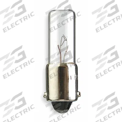 APPROVED VENDOR Incandescent Bulb: Incandescent, Miniature Bayonet (BA9s), (T) Tubular - BA9s Single-Contact Miniature Bayonet Base Lamps