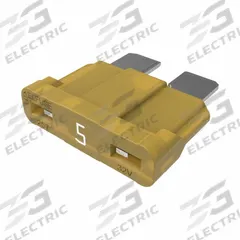 LITTELFUSE Automotive Fuse: ATOF Series, Fast-Acting, 5 A, 32 V DC, Indicating (MPN 0287005.PXS). Key specifications — Series: ATOF; Brand: LITTELFUSE.