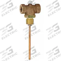 WATTS Automatic Temperature Gas Shutoff Valve: MNPT x FNPT, 3/4 in x 3/4 in Connection Size, Bronze (MPN LF210-5-M2). Key specifications — Brand: WATTS; Body Material: Bronze.