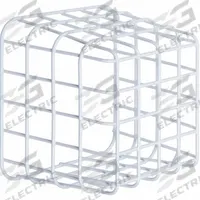SAFETY TECHNOLOGY INTERNATIONAL Wire Guard: Steel, 7 in Overall Dp, 7 in Overall Lg, 7 in Overall Wd (MPN STI-9729). Key specifications — Manufacturer Part Number: STI-9729; Brand: SAFETY TECHNOLOGY INTERNATIONAL; Color: White; For Location: Indoor; Includes: Mounting Hardware; Mounting Location: Wall Mount; Mounting Style: Surface Mount; Material: Steel.