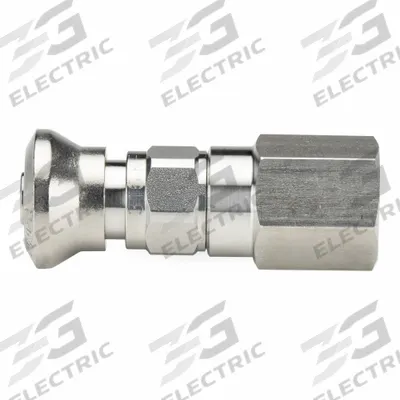Parker Coupler: 1/4 in Coupling Size, NPT, Female NPT, 316 Stainless Steel - CPI Series Hydraulic Quick-Connect Coupling Bodies