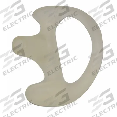 MOTOROLA Left Earmold: Fits Motorola, Clear, Large - Motorola-Compatible Audio Accessories
