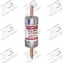 MERSEN Fuse: Class K5, OT Series, Fast-Acting, 300 A, 250 V AC, 250 V DC, Non-Indicating (MPN OT300). Key specifications — Series: OT; Brand: MERSEN; Manufacturer Part Number: OT300.