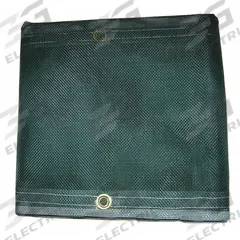MAURITZON Tarp: 12 ft Lg, 7.75 ft Wd, Std Duty, 5 mil, Vinyl, Green, 10 oz/sq yd, PVC Coated (MPN MBT-12-03-0812). Key specifications — Color: Green; Brand: MAURITZON; Fabric Coating: PVC Coated.
