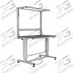 Tube Framing System Profiles: Silver, 60 11/16 in H x 30 in W x 48 in D, 500 lb Load Capacity, 110V (MPN Q-102129). Key specifications — Mobility: Stationary; Brand: 80/20; Color: Silver; Operating Voltage: 110V; Material: HDPE; Manufacturer Part Number: Q-102129.