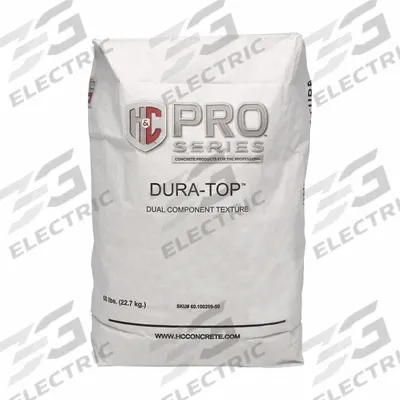 H&C Concrete Resurfacer: Dura-Top, Cement, 50 lb Container Size, Bag - Concrete Resurfacers