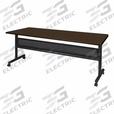 KOBE Seminar/Training Table: Walnut, 29 in, 72 in Table Lg, 24 in Table Wd, Nestable - Nesting Seminar & Training Tables