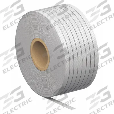 APPROVED VENDOR Plastic Strapping: 1,050 lb Break Strength, 2,100 ft Overall Lg, White - Woven Poly Cord Strapping