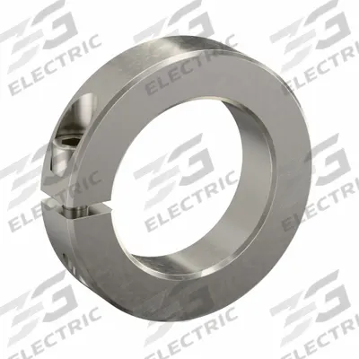 RULAND MANUFACTURING Shaft Collar: 1-Piece, Inch, Round, Clamp-On, 1 15/16 in Bore Dia - Stainless Steel Shaft Collars