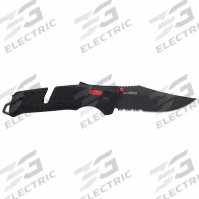 SOG Folding Knives: 3 3/4 in Blade Lg, 3 1/4 in Closed Lg, 9 in Overall Lg - Assisted-Opening Folding Knives