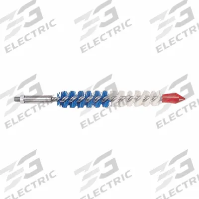 GOODWAY Tube Brush: Threaded Connection, Nylon, 15/16 in to 15/16 in, 1/4"-28 Male - Brushes for Heat Exchanger Cleaning Equipment