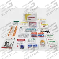 APPROVED VENDOR First Aid Kit and Housing: 71 Components, ANSI/ISEA Z308.1-2015, Type III (MPN 9999-2151). Key specifications — ANSI Standard Met: ANSI/ISEA Z308.1-2015; Adhesive Bandages Included: (16) Bandages; Oral and Inhalant Medicinals Included: No Oral/Inhalant Medicinals; Topical Medicinals Included: (2) Eyewash/Skin Rinse; Wound Dressings Included: Burn Dressing; Unitized: Bulk.