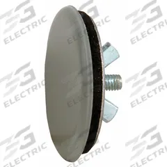SIEMENS Hole Plug: Stainless Steel, 3/4 in Conduit Hole Size, For 30.5 mm Hole Dia - Max, 12/3R/4/4X (MPN 52ABHS). Key specifications — Color: Black; Brand: SIEMENS; Finish: Matte; For Hole Type: Conduit; Includes: Wing Nut; Material: Stainless Steel; NEMA Enclosure Rating: 4X.
