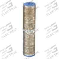 THOMAS & BETTS Open Barrel Splice: 1 AWG Wire Size, Gold Code, 2.38 in, Copper Barrel, 45 Die (MPN 60522). Key specifications — Die Code: 45; Brand: THOMAS & BETTS; Color Code: Gold.