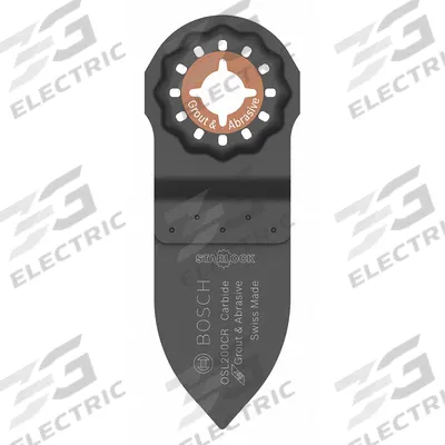 BOSCH Oscillating Scraper Blade: 2 in Blade Wd, 4 in Blade Lg, Carbide Grit - Starlock Mounted Blades