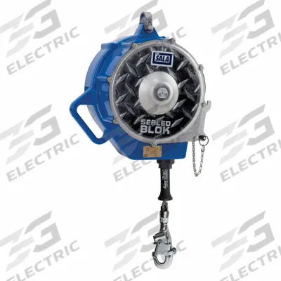 DBI-SALA Self-Retracting Lifeline: Stainless Steel Carabiner Anchor - Mounted SRLs for Rescue